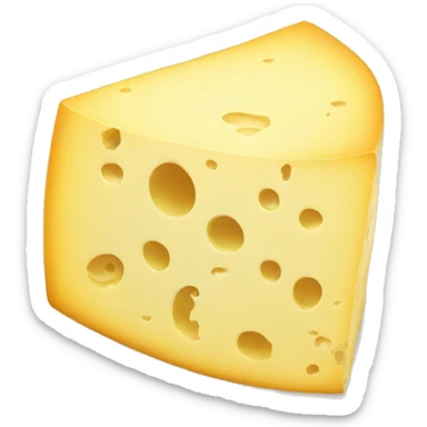 Irish cheese with hidden face sticker
