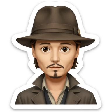 Johnny depp sticker