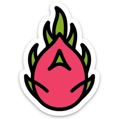 dragonfruit sticker