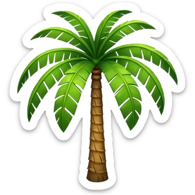 Palm tree no backgrpound sticker