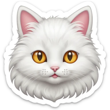 Gato con ojos de estrella sticker