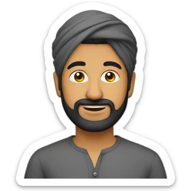 Panjabi man sticker