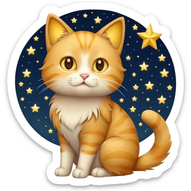 🐱+⭐️= sticker