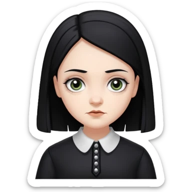 Wednesday addams sticker