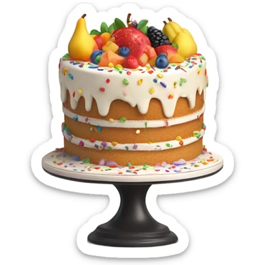 Cake sticker