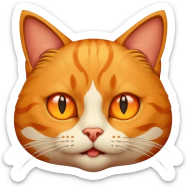 Cat sayin hell nah  sticker