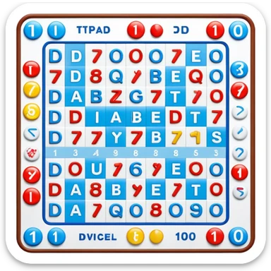 journey on a game board about Type 1 diabetes and aging to share knowledge and ways of coping, energetic with text: T1D to 100 and subtext Aging with Type 1 diabetes sticker