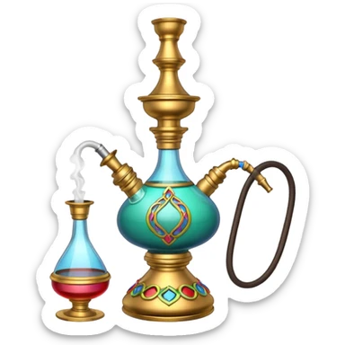 Desi hookah sticker