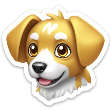 Colorful Shiny Electric Dog Pokémon sticker