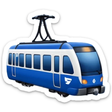 create cablecsr emoji in winter witht he logo of Bergbahnen Adelboden Lenk. make it dark blue. and add the words: Lenk  sticker