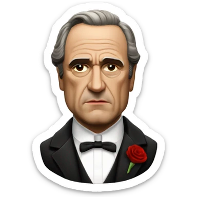 Vito Corleone Godfather sticker