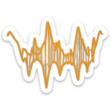 Graph on the rise sticker