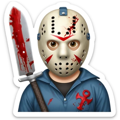 Jason voorhees sticker