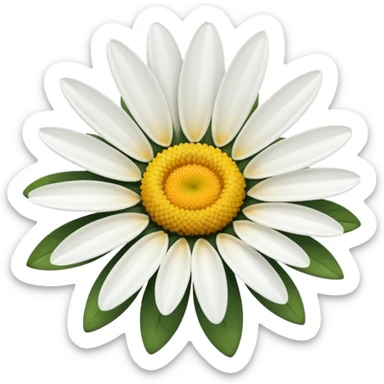 Space-Petalled Daisy,  sticker