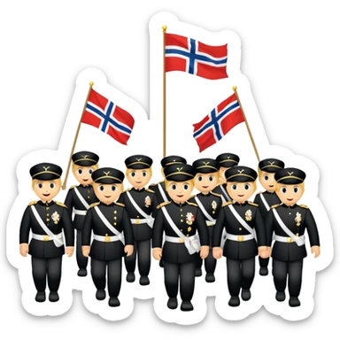 norway 17th of may national day sticker
