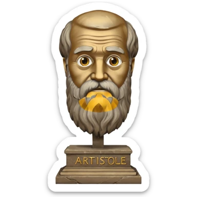 monument to Aristotle sticker