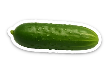 Cucumber sticker