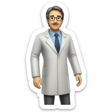 Professor Gustavo dando aula de quimica sticker