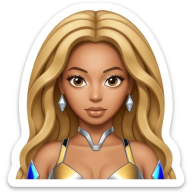 Beyonce ranaissance album cover sticker