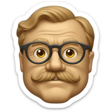 Theodore Roosevelt bifocals sticker