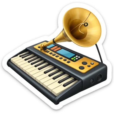 electronic music instrument sticker