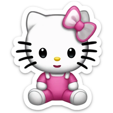 Dear Daniel hello kitty sticker