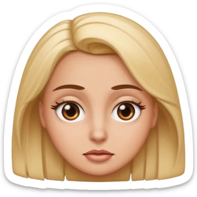 Eyes rolling Tammy sticker