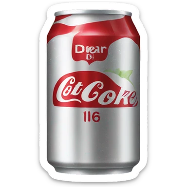 Diet Coke Can sticker