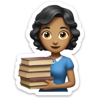 Matilda from the Matilda Broadway musical poster  sticker