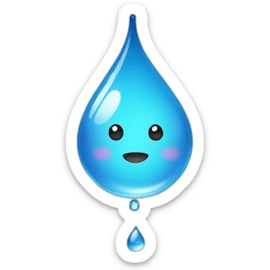 waterdrop sticker