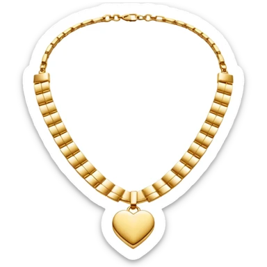 hace un collar Elegante, basico, simple y minialista pero femenino. Buena calidad visual, que parezca bien hecho. Colores cálidos o dorado. Clásico pero sensual. sticker