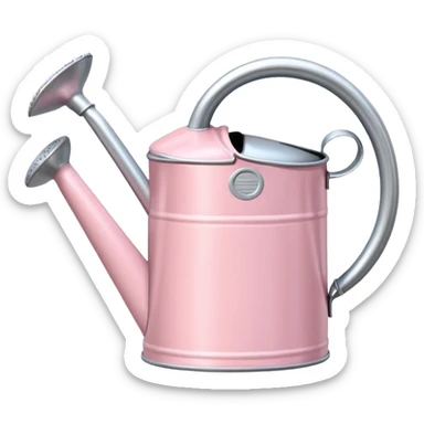 watering can pastel pink  sticker