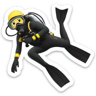 scuba diving sticker