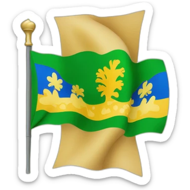 Franche comté flag sticker