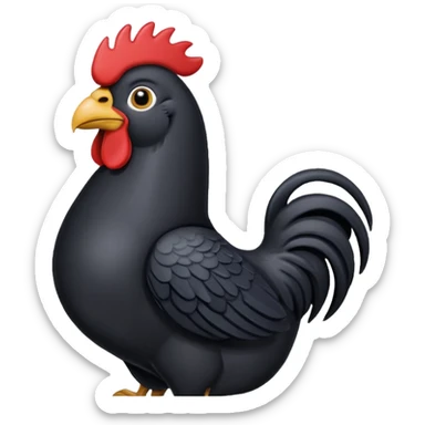 Big black cock sticker