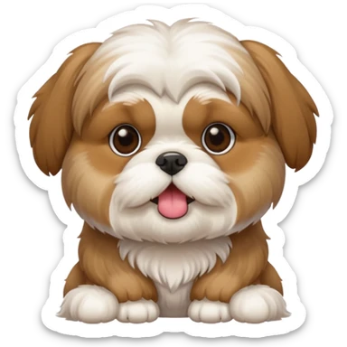 shih tzu blowing kisses sticker