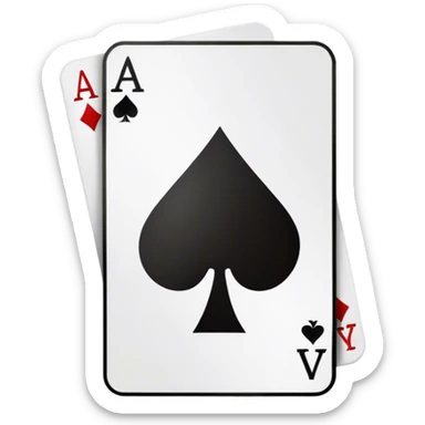 A sign that says “ace taylor” that has an ace of spades card on it sticker