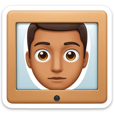 Can you do a man peeking over a screen sticker