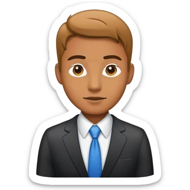 businessman Photorealistic sticker