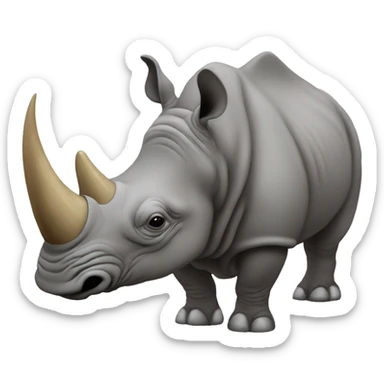 Rhinocéros empereur sticker