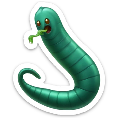 Medicinal leech sticker