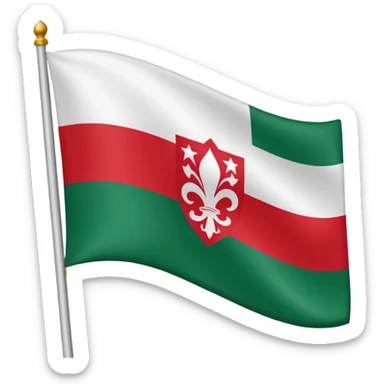 La bandera del país Vasco bien hecha sticker