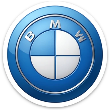 bmw logo sticker