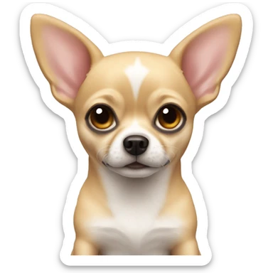 Un perrito chihuahua que siempre me está ladrando sticker