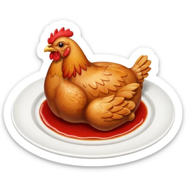 Chicken 65 sticker