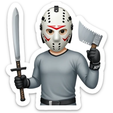 Jason from Friday the 13th sticker