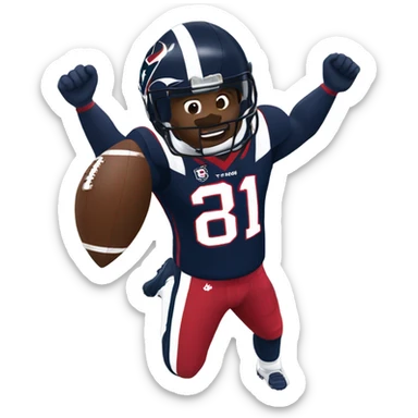 Houston Texans touchdown sticker