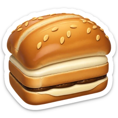 Slice of bun sticker