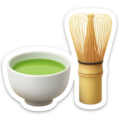 baby green matcha sticker