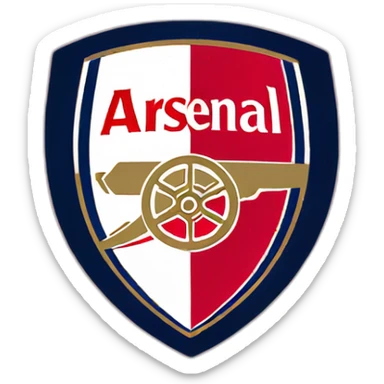 Arsenal football badge sticker